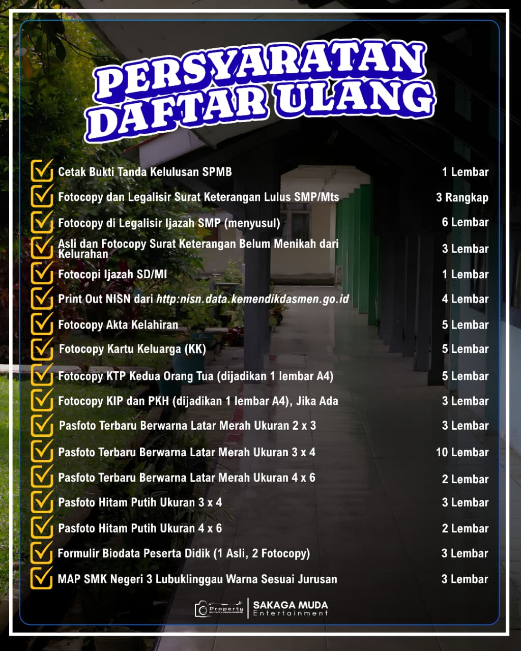 Persyaratan Daftar Ulang Jalur Afirmasi, Domisili, dan Prestasi